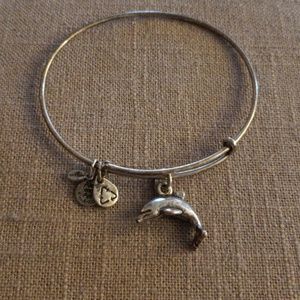 Alex and Ani dolphin bangle